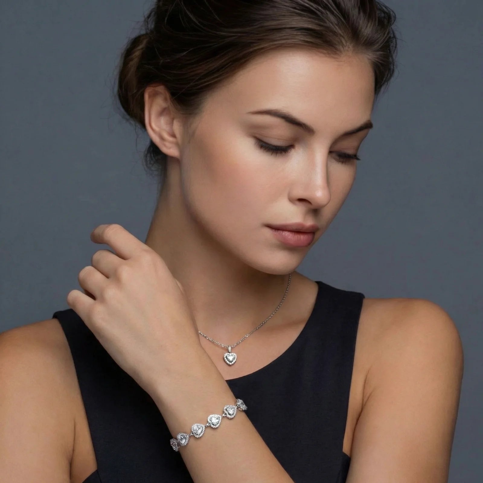 Heart Symphony Moissanite Set | Cyrene Boutique