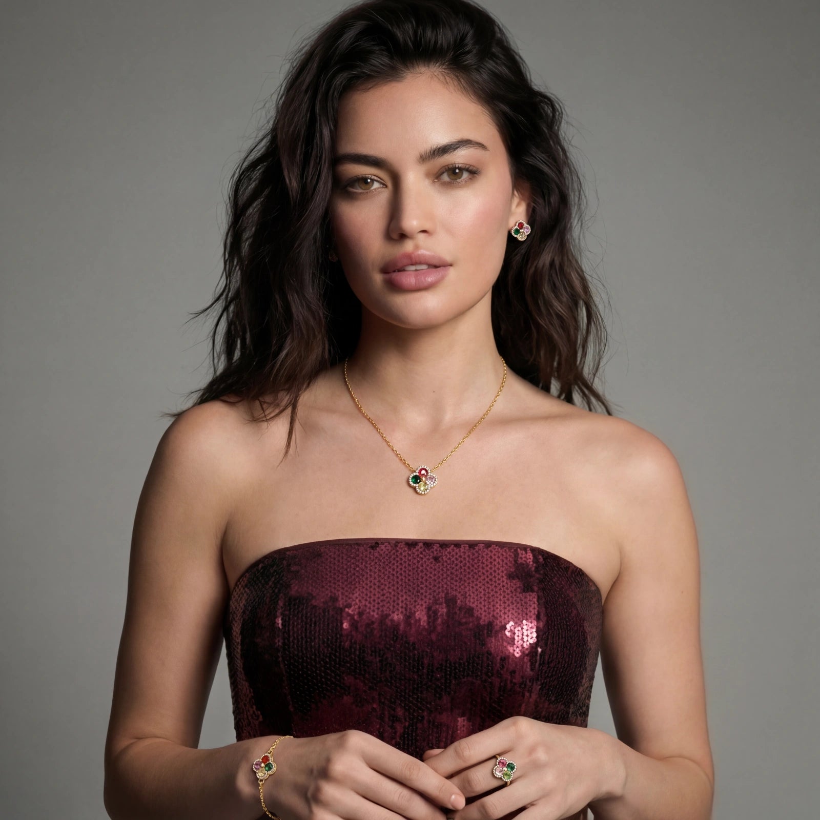 Lucky Clover Jewelry Set | Cyrene Boutique