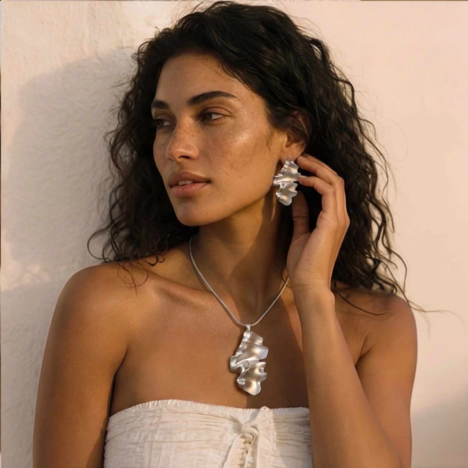 Fluid Wave Jewelry Set | Cyrene Boutique