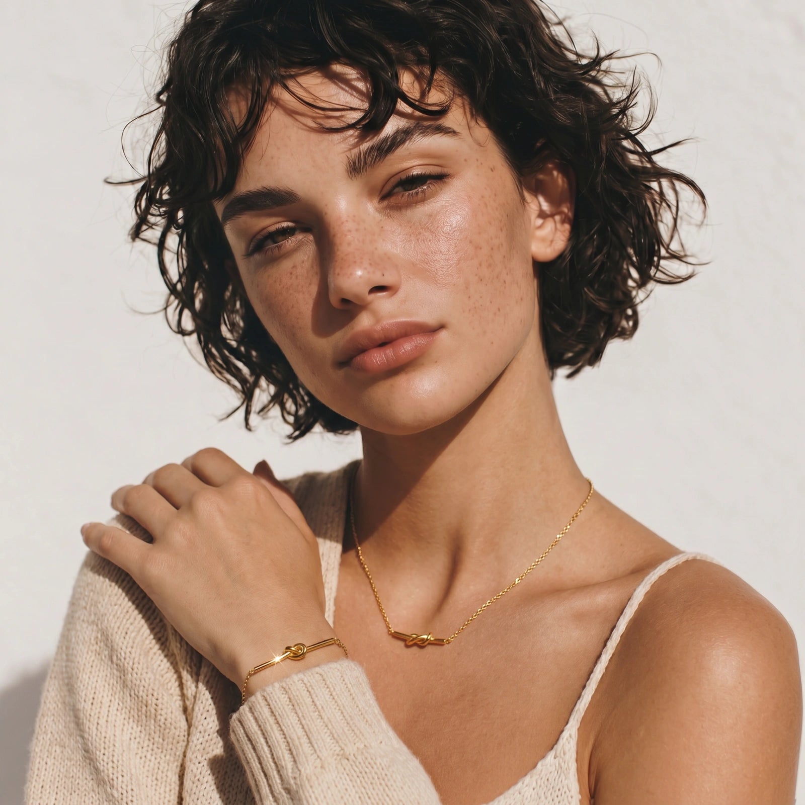 Twisted Knot Bar Bracelet | Cyrene Boutique