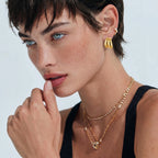 Liquid Gold Sculptural Hoops | Cyrene Boutique