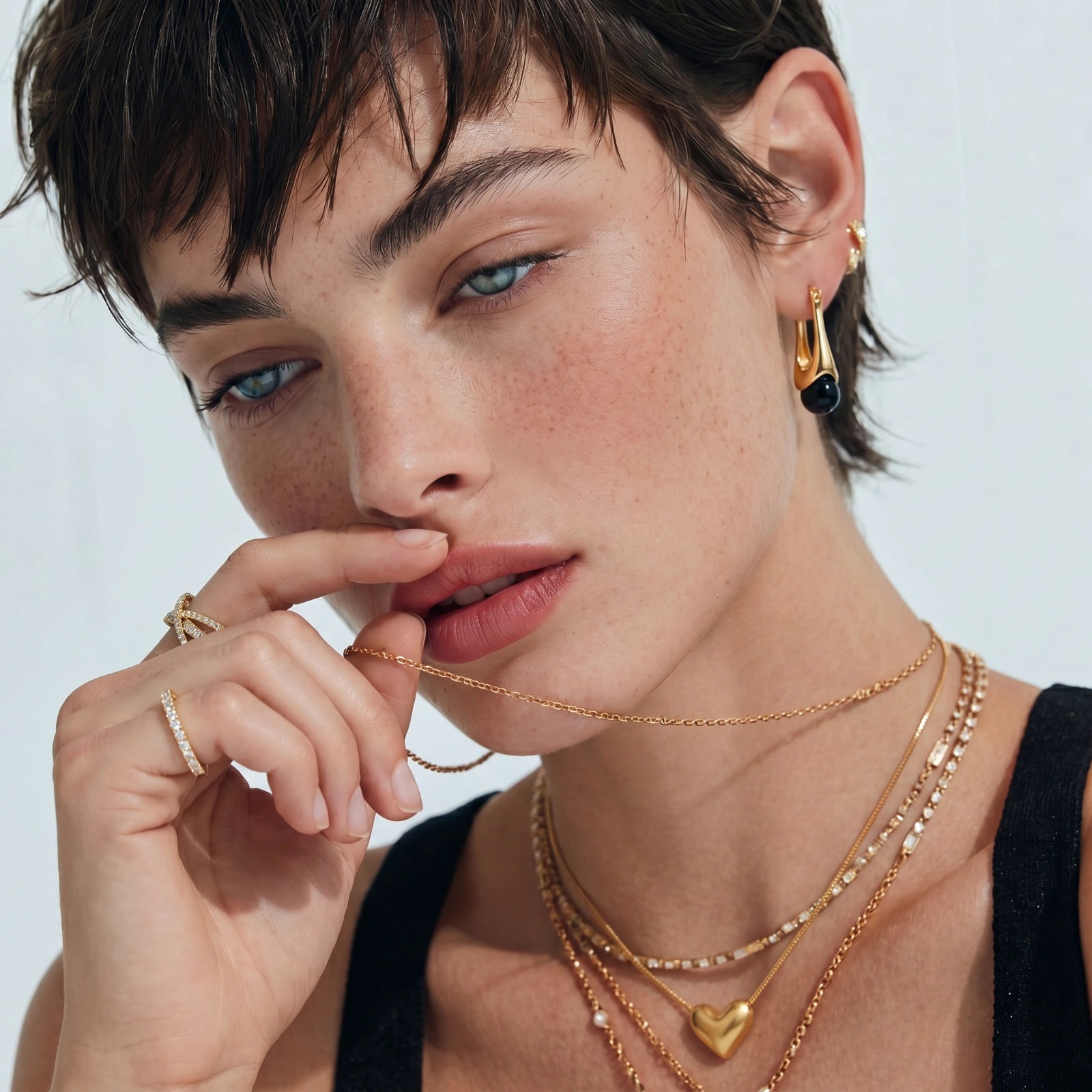 Golden Heart Necklace | Cyrene Boutique