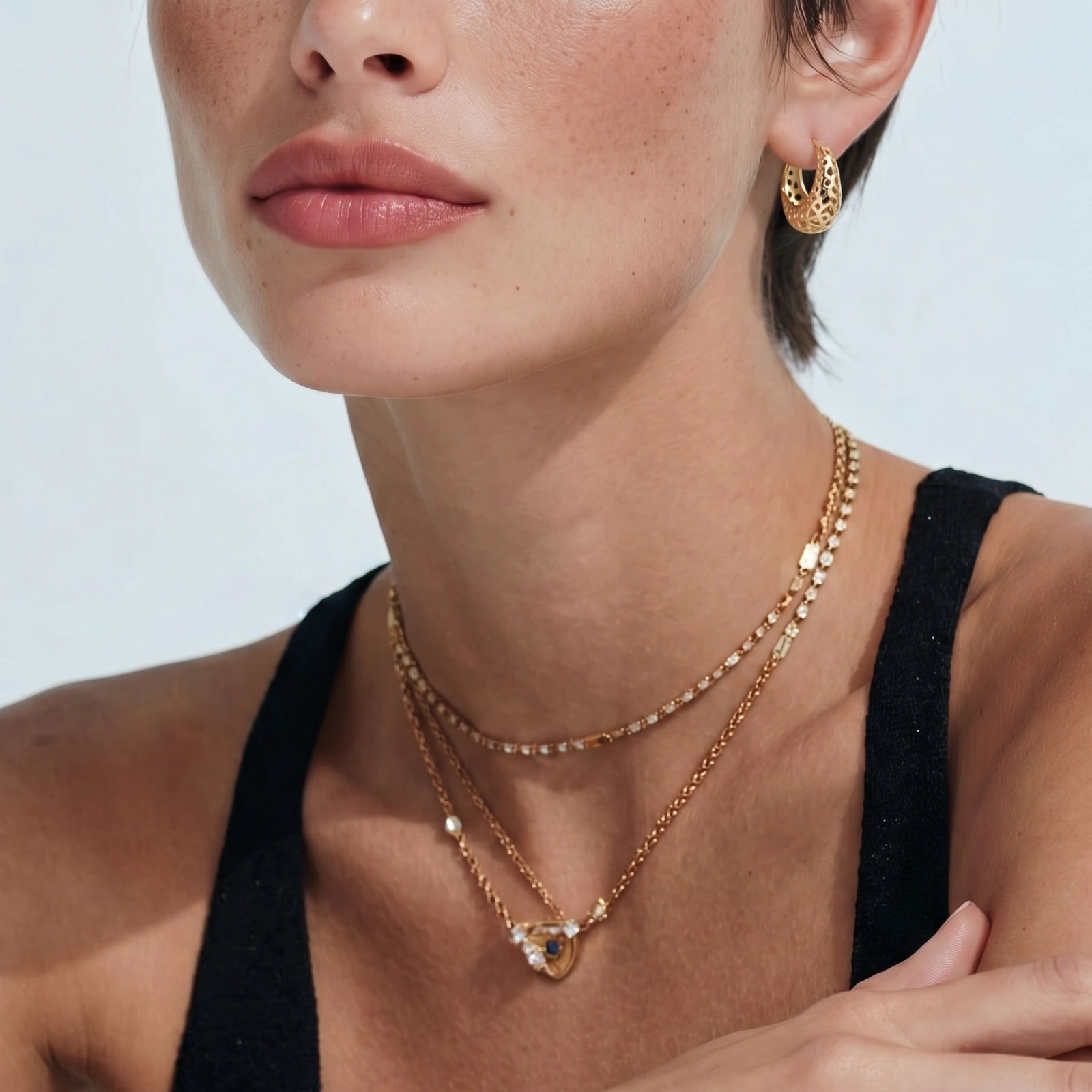 Honeycomb Dream Hoops | Cyrene Boutique