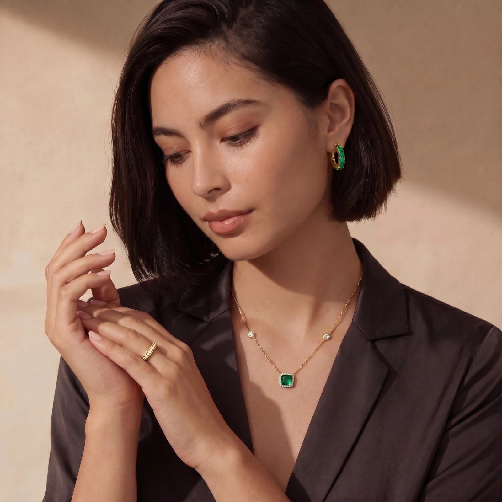 Emerald Dreams Necklace | Cyrene Boutique