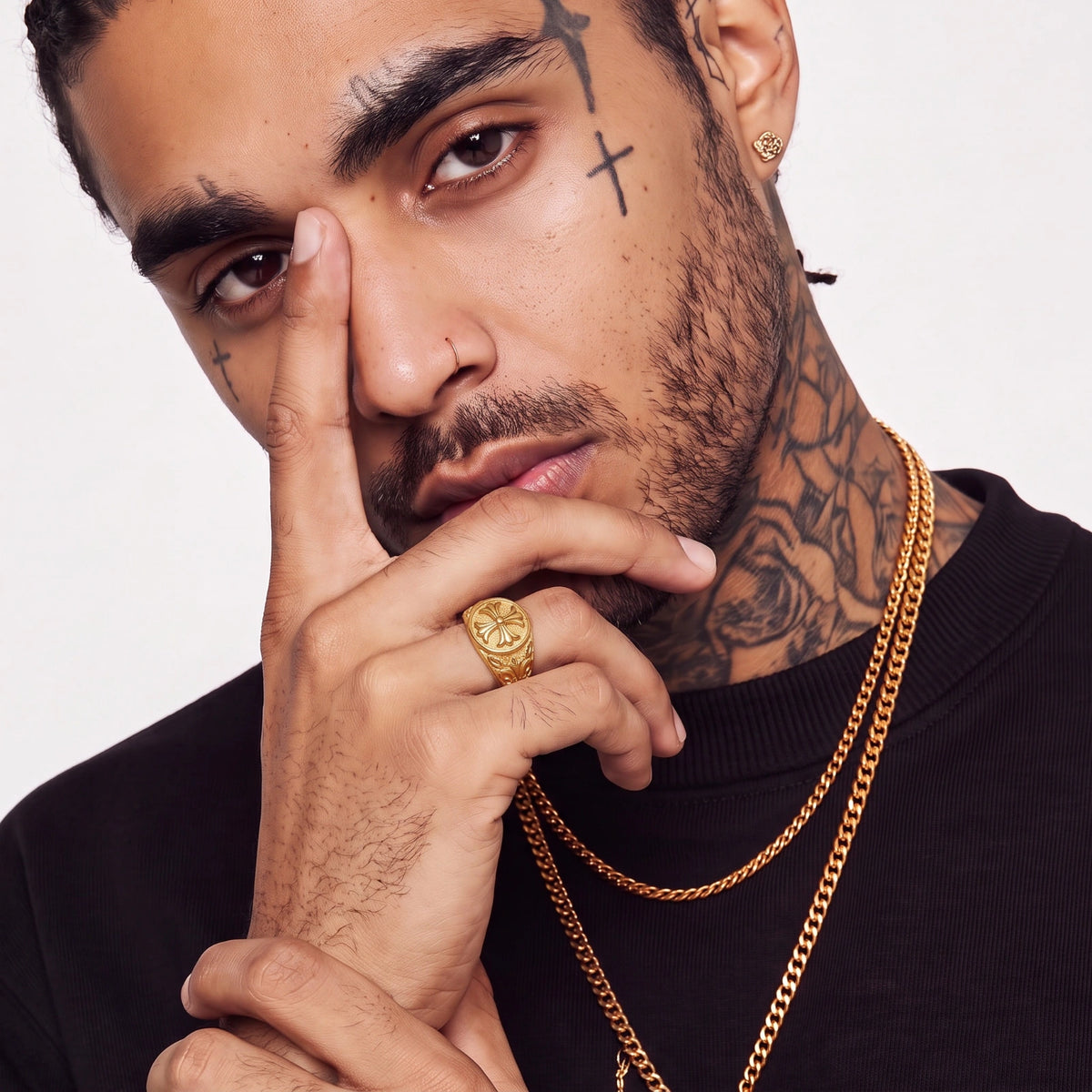 Cross Signet Ring | Cyrene Boutique